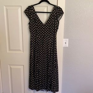 Urban Outfitters black midi dress